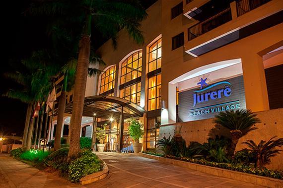 Apto Pes Na Areia Em Hotel Jurere Beach Jurere Internacional Florianópolis Dış mekan fotoğraf