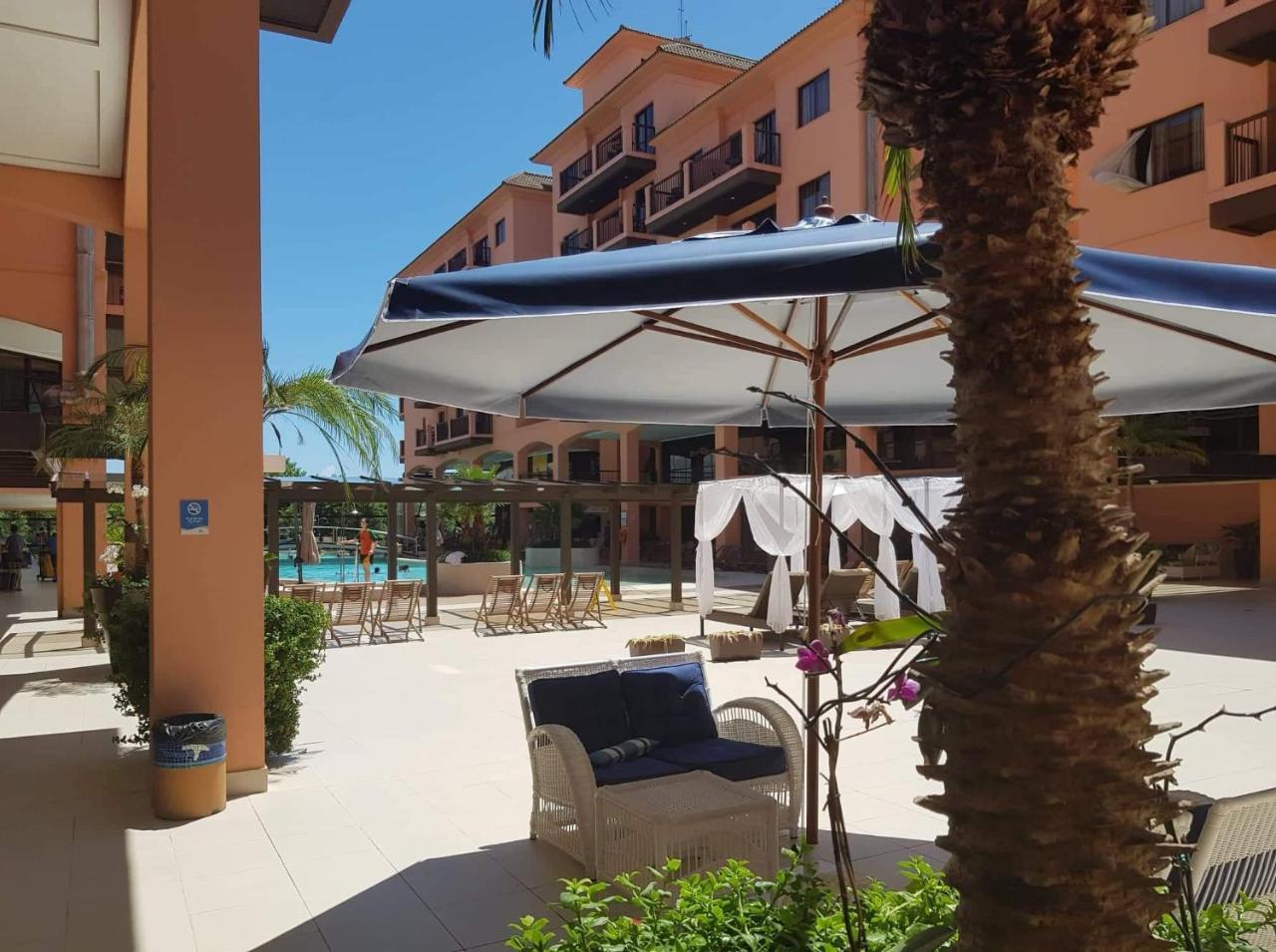 Apto Pes Na Areia Em Hotel Jurere Beach Jurere Internacional Florianópolis Dış mekan fotoğraf