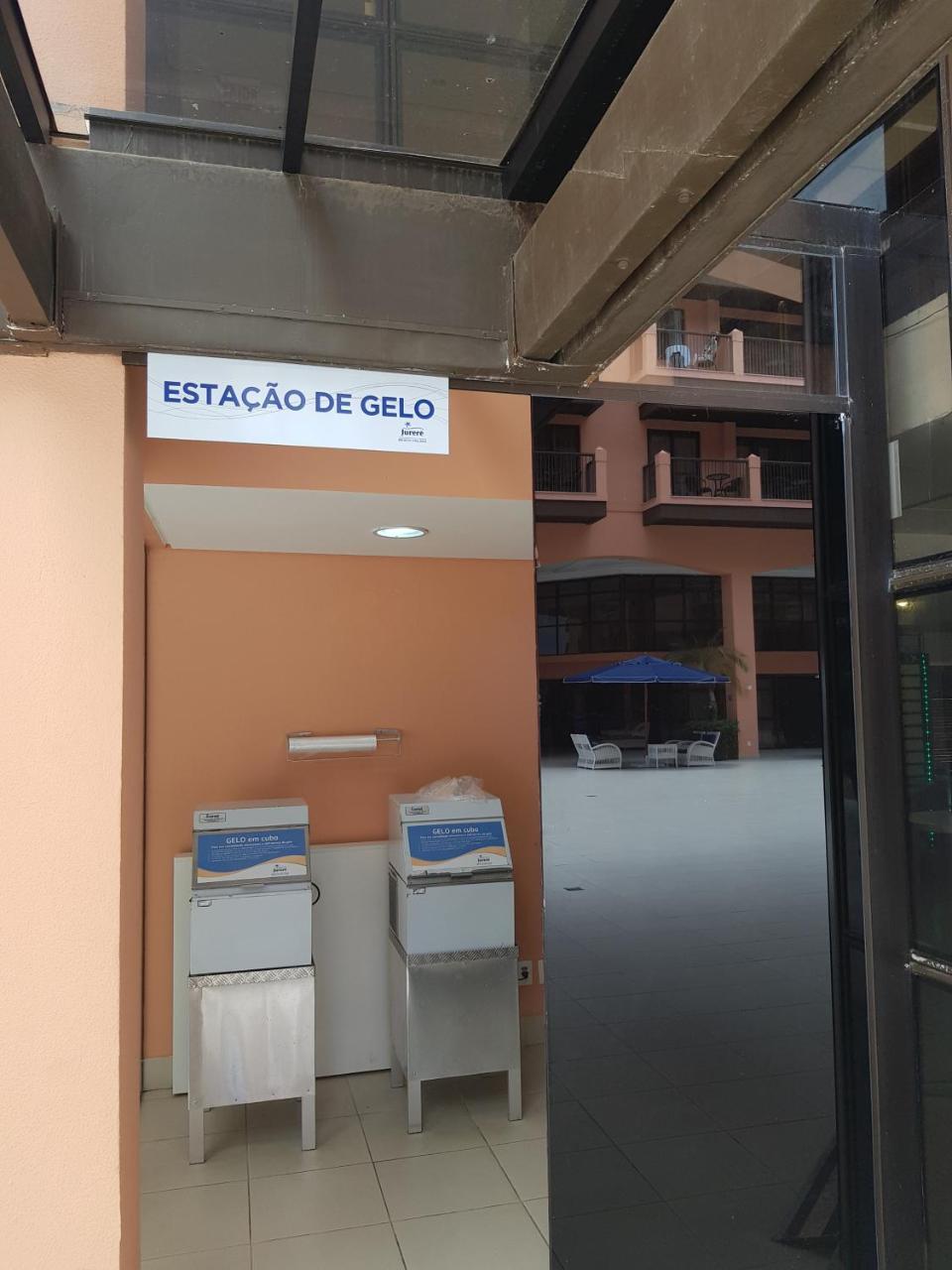 Apto Pes Na Areia Em Hotel Jurere Beach Jurere Internacional Florianópolis Dış mekan fotoğraf