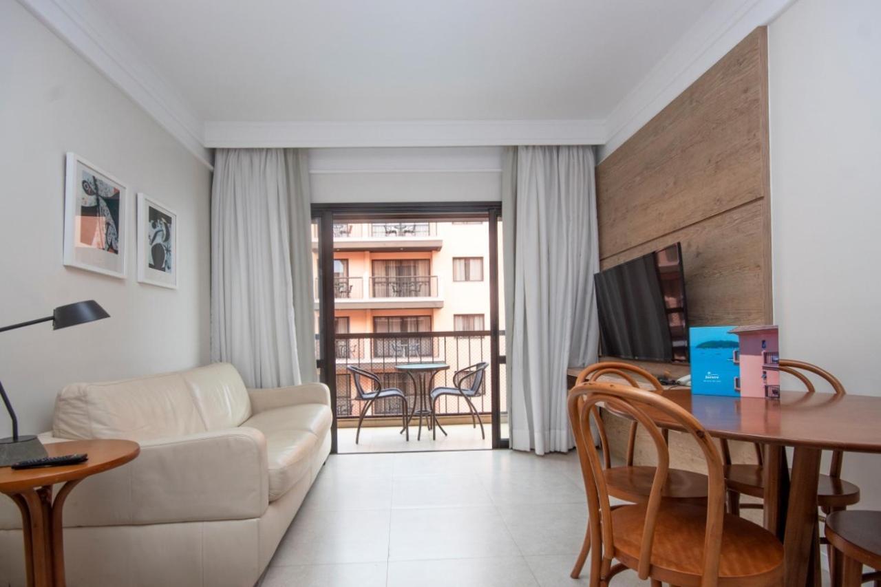 Apto Pes Na Areia Em Hotel Jurere Beach Jurere Internacional Florianópolis Dış mekan fotoğraf